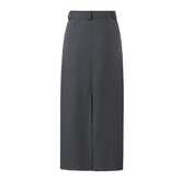 Jupe rétro taille haute, coupe slim assortie, fente dans le dos, robe trapèze au-dessus du genou